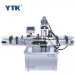YTK-SC440 Automatic Linear Style Plastic Water Shampoo Wine Bottle Screw Capping Machine